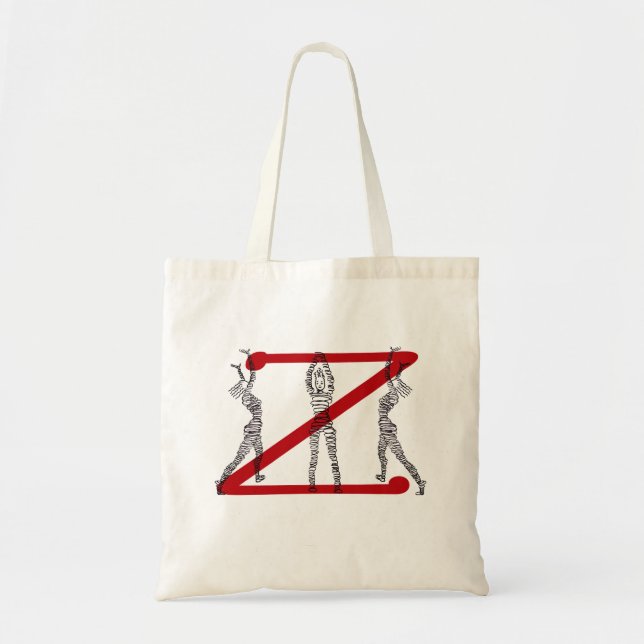 Red Z Tote Bag (Front)