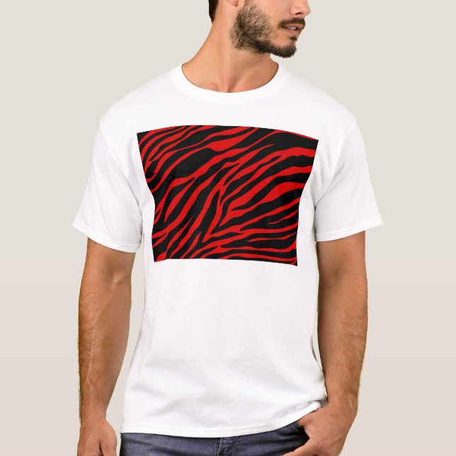 red zebra T-Shirt (Front)