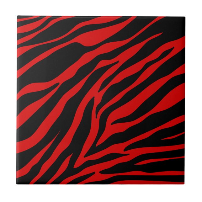 red zebra tile (Front)
