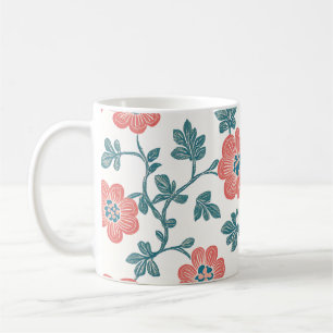 Red Zinnias Coffee Mug