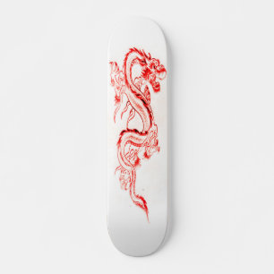 Red Zircon Dragon Skateboard