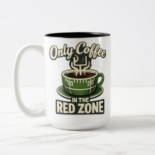 Red Zone Coffee Only Two-Tone Coffee Mug