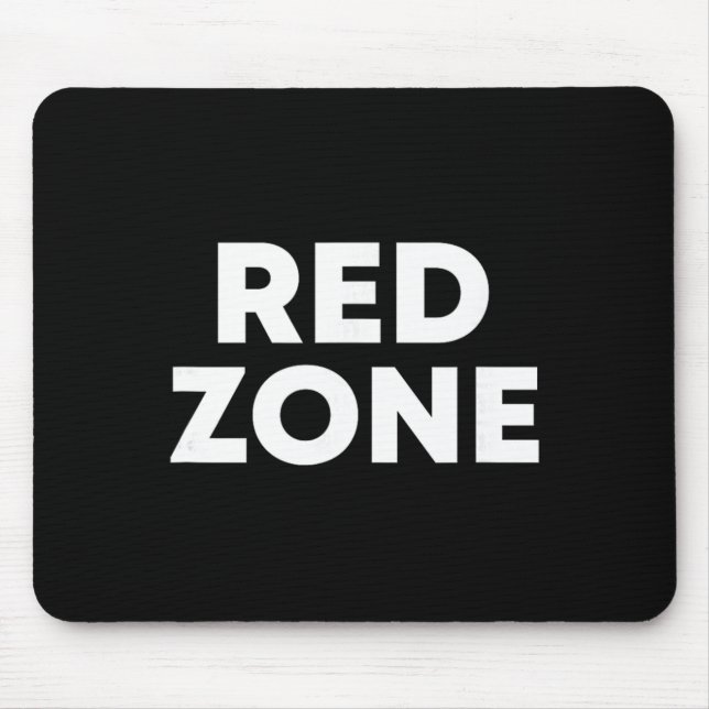 Red Zone  Mouse Pad (Front)