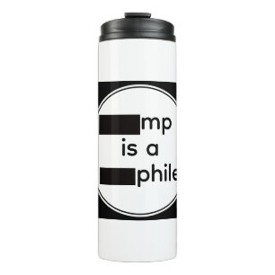 Redacted Thermal Tumbler