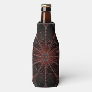 Redback Spider Fractal Art, Bottle Cooler