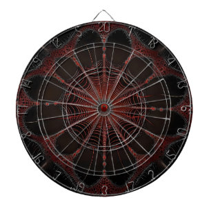 Redback Spider Fractal Art, Dartboard
