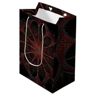 Redback Spider Fractal Art, Medium Gift Bag
