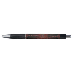 Redback Spider Fractal Art, Pen