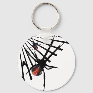 Redback Spider Keychain