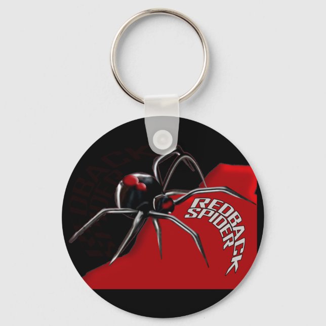 Redback Spider Keychain (Front)