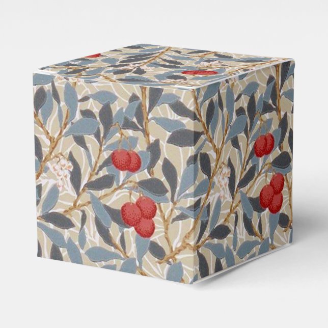 Redberry Tree, William Morris Favor Box (Front Side)