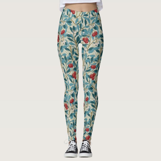 Redberry Tree, William Morris Leggings (Front)