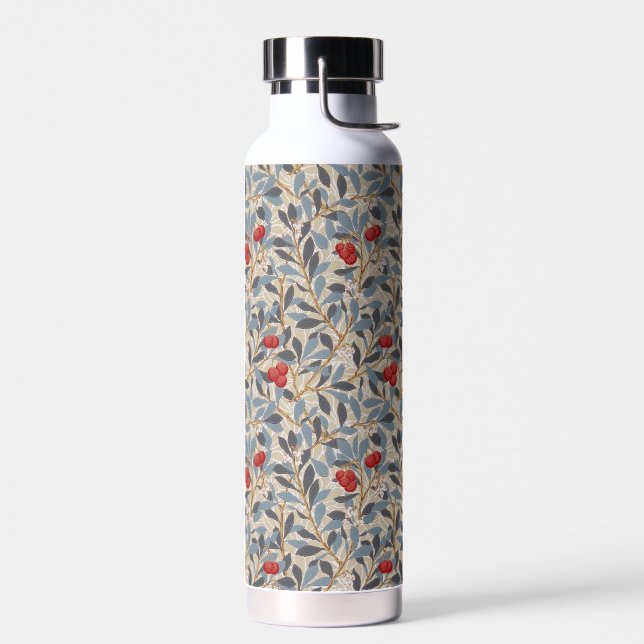 Redberry Tree, William Morris Water Bottle (Left)