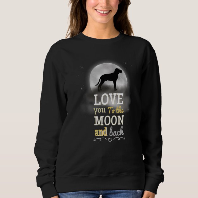 Redbone Coonhound Dog Breed Sweatshirt (Front)