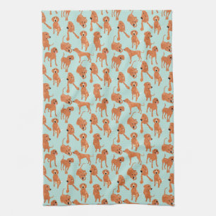 Redbone Coonhound Kitchen Towel