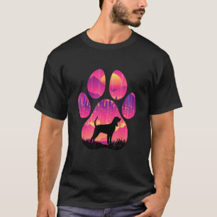 Redbone Coonhound Paw Mom Dad Dog Women Men T-Shirt