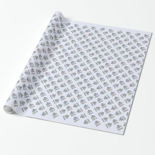 Redbone Coonhound Walks Design Wrapping Paper