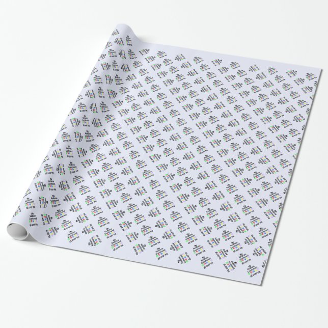 Redbone Coonhound Walks Design Wrapping Paper (Unrolled)