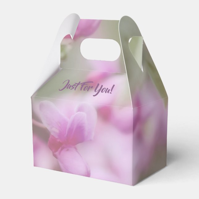 Redbud Blossoms Favor Box (Front Side)