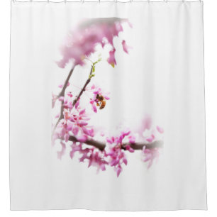 Redbud & honeybee in Springtime