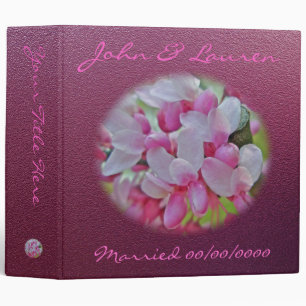 Redbud Tree Blossoms Binder to Customize