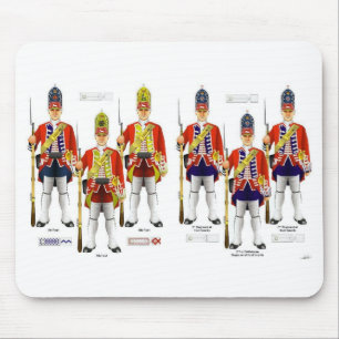 Redcoat soldiers mouse pad