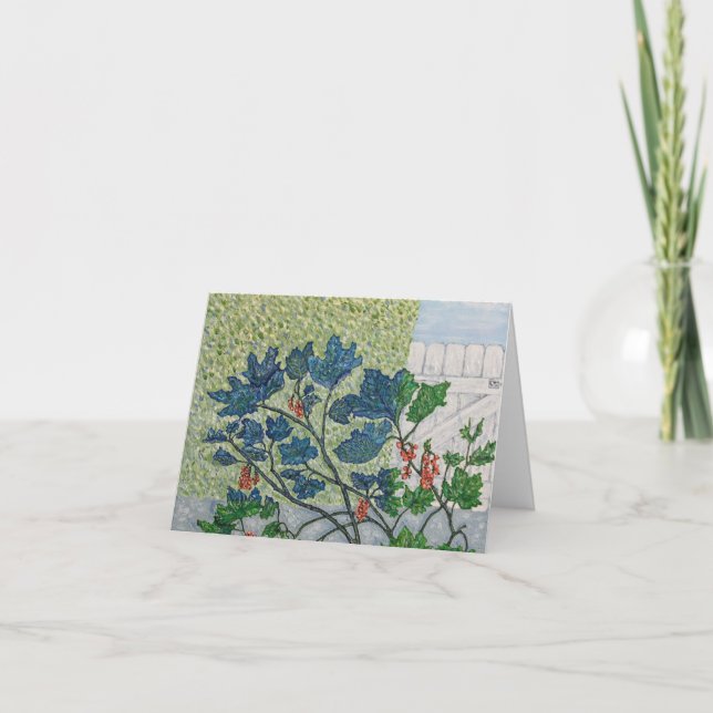 Redcurrant Berries Card (Front)