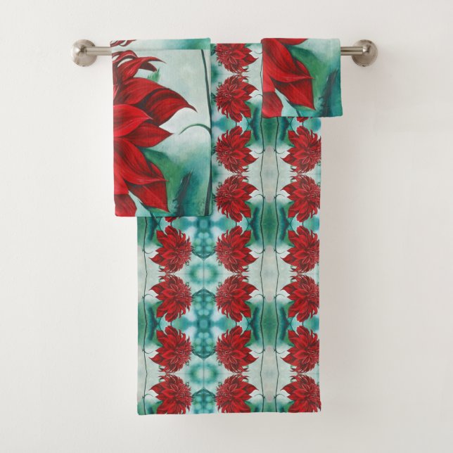 Redd in Fury Bath Towel Set (Insitu)