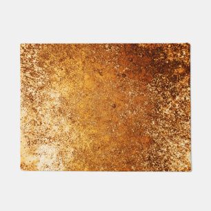 Reddish Brown Rustic Weathered Grunge Copper Doormat