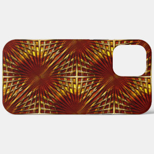 Reddish golden grille looking puffed or inflated t iPhone 12 pro max case