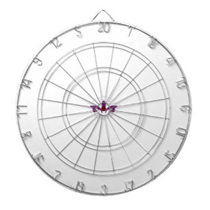 Reddish Magenta decorative Dartboard