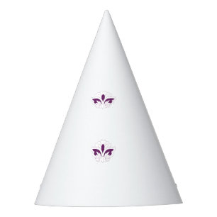 Reddish Magenta decorative Party Hat