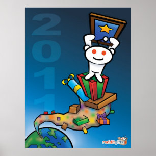 reddit Secret Santa 2011 poster