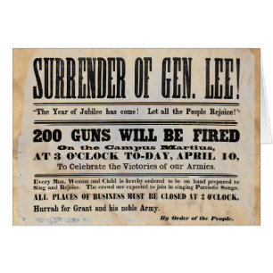 Reddition du Général Lee