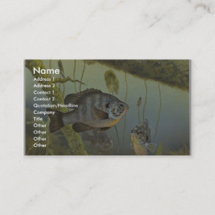 Redear Sunfish Business Card