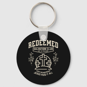Redeemed Salvation Club Christian Social Club East Keychain