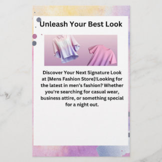 Redefine Your Style with this flyer