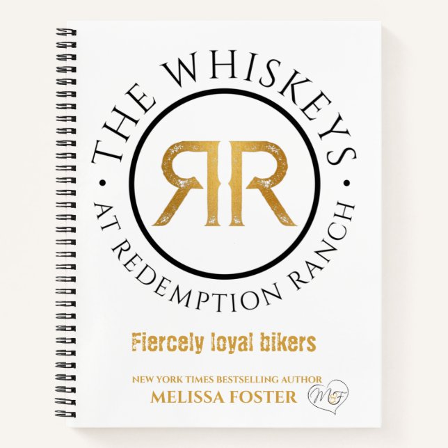 Redemption Ranch Whiskeys Notebook 8.5" l x 11" w (Front)