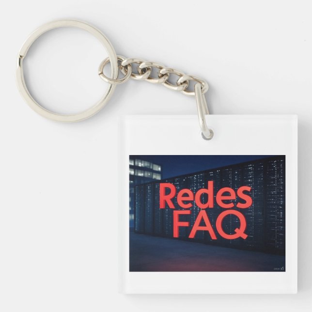 Redes FAQ Keychain (Front)