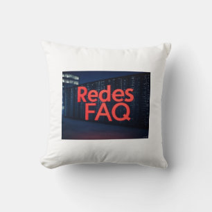 Redes FAQ Throw Pillow