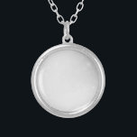 Redesign from Scratch - Create a Custom Silver Plated Necklace<br><div class="desc">Create your own custom stuff by adding your own personalized text in your favourite fonts and colours or replacing our image with your own photos or graphics! Visit BabyCakes Customs to view our entire collection.

Current background displayed on product: Grey Twinkles</div>