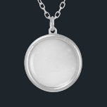 Redesign from Scratch - Create a Custom Silver Plated Necklace<br><div class="desc">Create your own custom stuff by adding your own personalized text in your favourite fonts and colours or replacing our image with your own photos or graphics! Visit BabyCakes Customs to view our entire collection.

Current background displayed on product: Grey Twinkles</div>