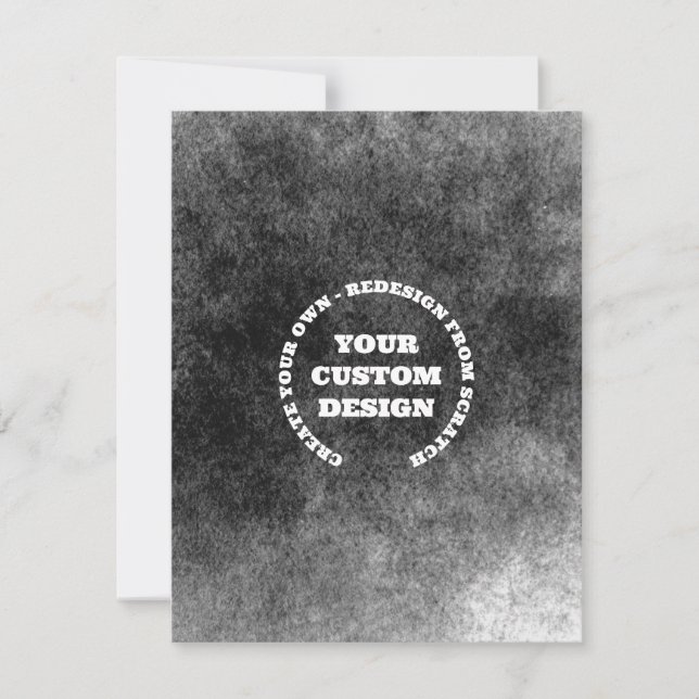 Redesign from Scratch - Create a Customized Card (Front)