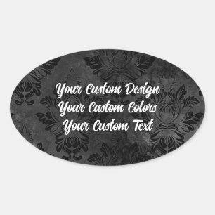 Redesign from Scratch! Create a Fully Customized Oval Sticker