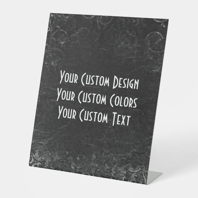 Redesign from Scratch - Create a Fully Customized Pedestal Sign (Front)