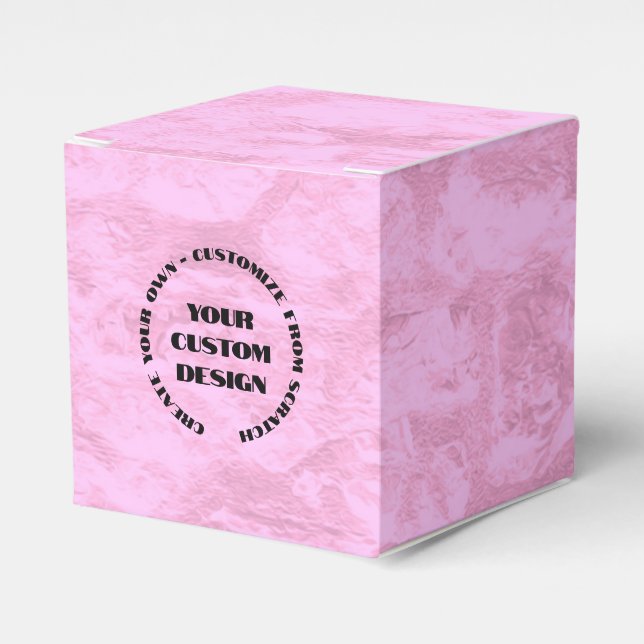 Redesign from Scratch Create Your Own Favor Box (Front Side)