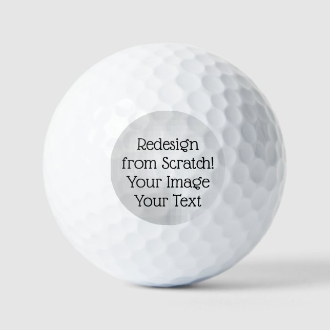 Redesign from Scratch Create Your Own Golf Balls (Front)