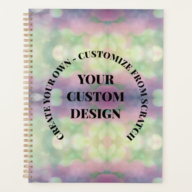 Redesign from Scratch! Create Your Own Planner (Front)