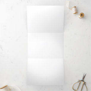 Redesign from Scratch & Create Your Own Tri-Fold Invitation