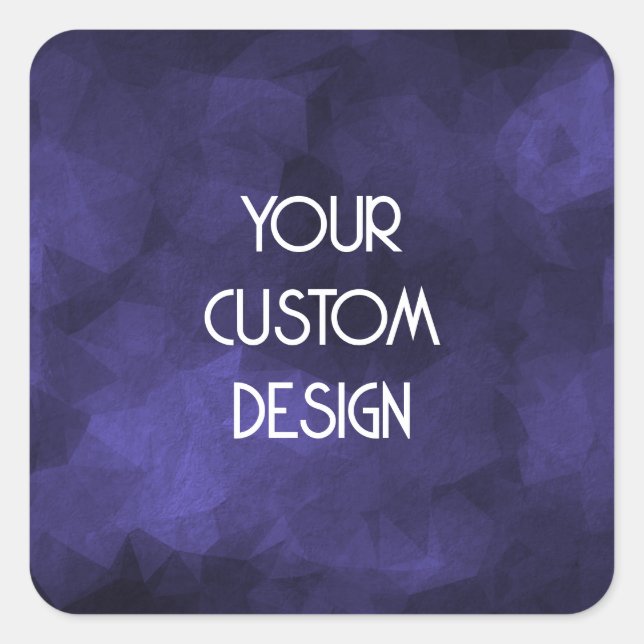 Redesign from Scratch or Personalize - Square Sticker (Front)